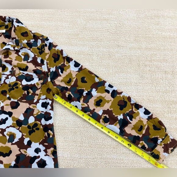 Beach Lunch Lounge Blouse, Long Sleeves, Women's Size S/P, Camouflage Pattern - Picture 8 of 12